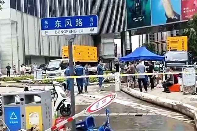 开云官方网页版-开云KAIYUN(中国)排涝突击队在排涝现场